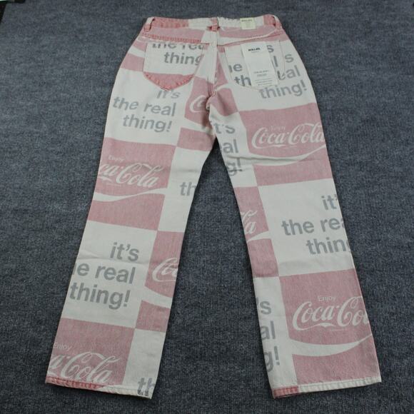 Rollas Jeans Womens 28 Original Straight Coca Cola High Rise Retro Streetwear - Picture 6 of 16